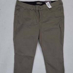 Torrid Khaki Skinny Jeans